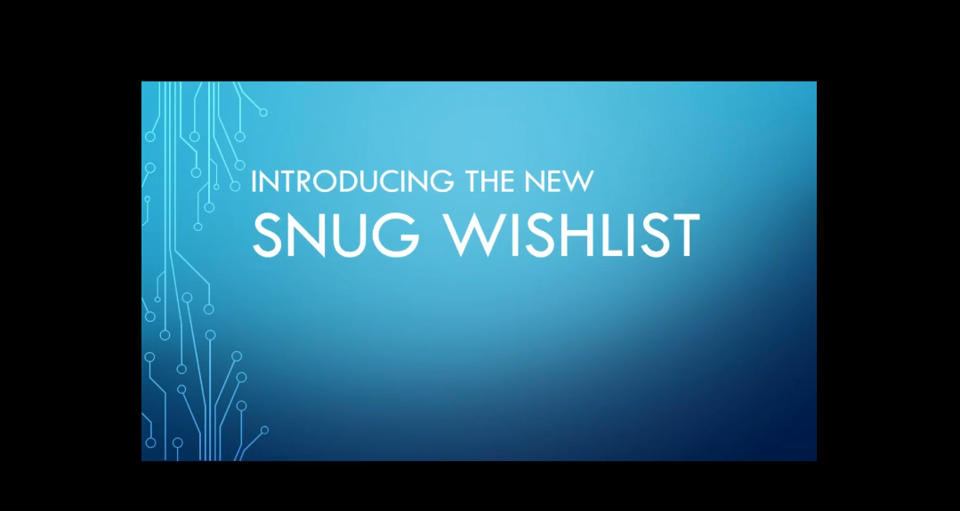 14.03 – The NEW Team SNUG Wish List