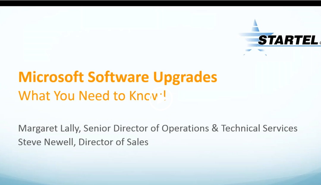 Microsoft Software Upgrades