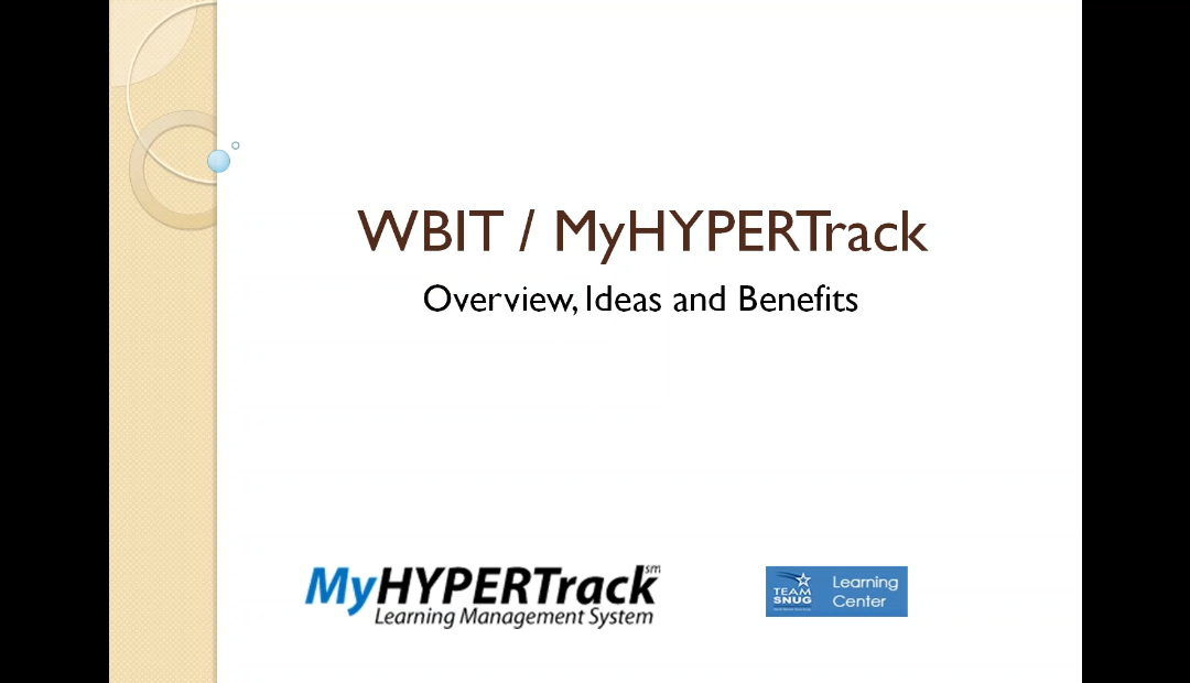 WBIT / MyHYPERTrack : Overview, Ideas, and Benefits